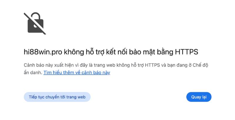 Cách nhận biết link vào Hi88 đang bị chặn