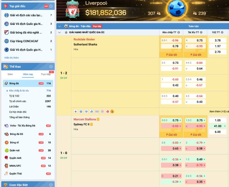 Ghi chép và theo dõi biến động odds