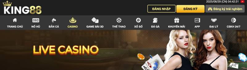 King88 live casino có gì đặc biệt?
