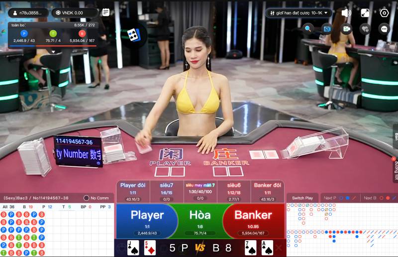 Kinh nghiệm cược thực chiến tại 8kbet live casino